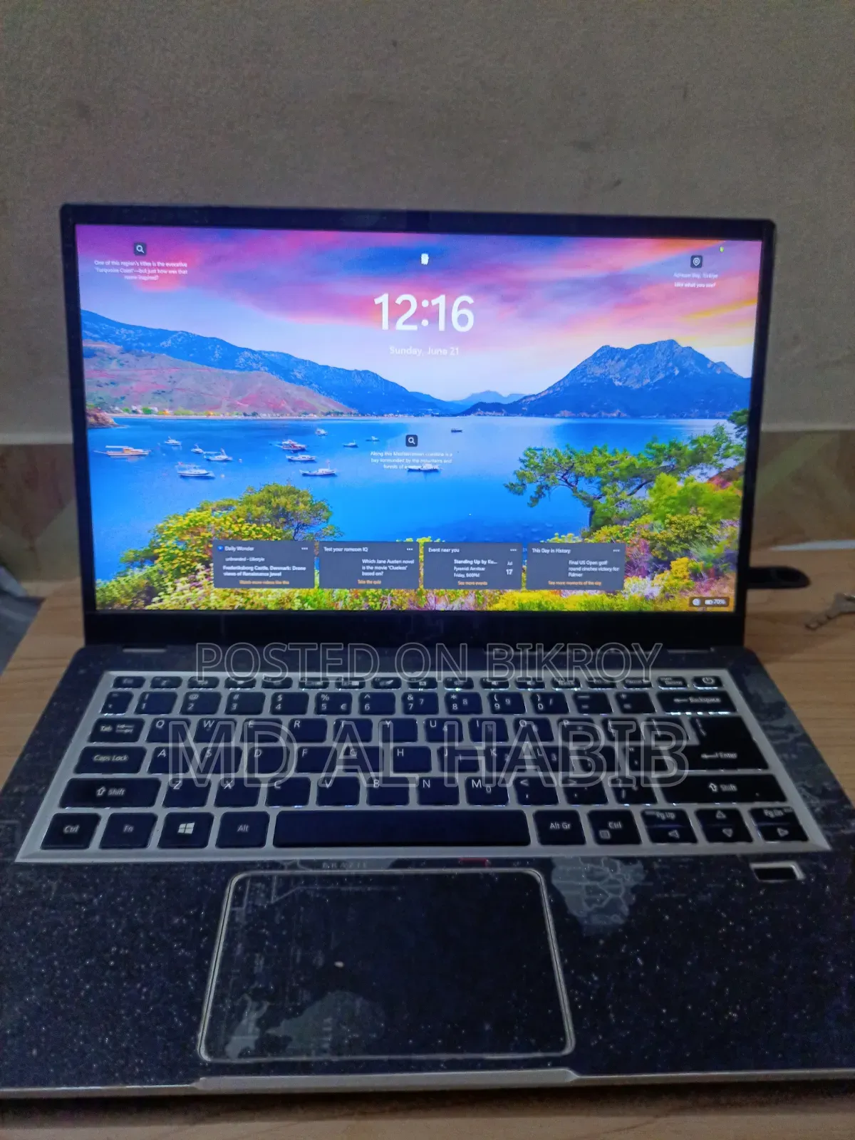 Laptop Acer Swift X 8GB Intel Core i7 SSD 512GB