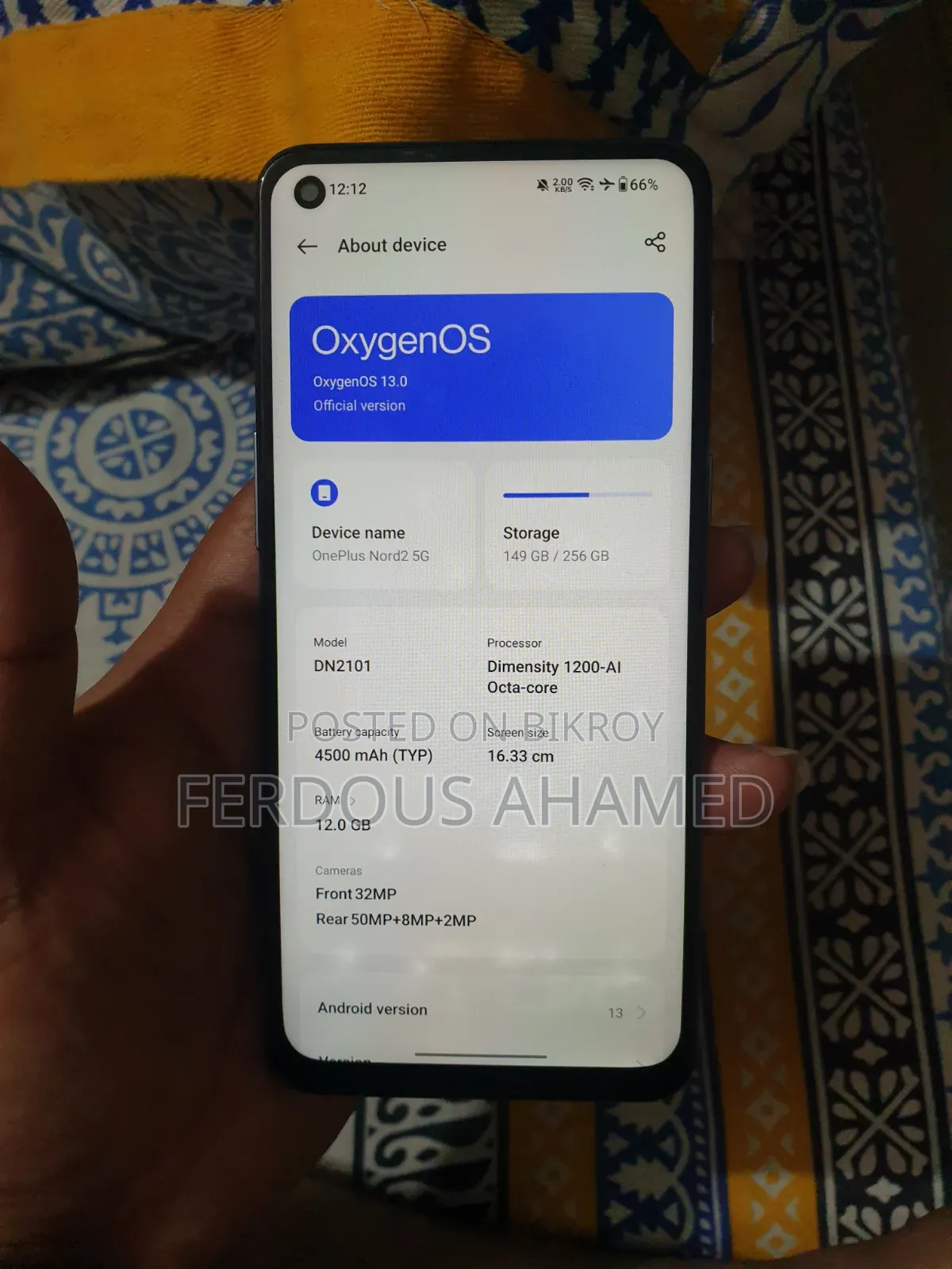 OnePlus Nord 2 256 GB Gray