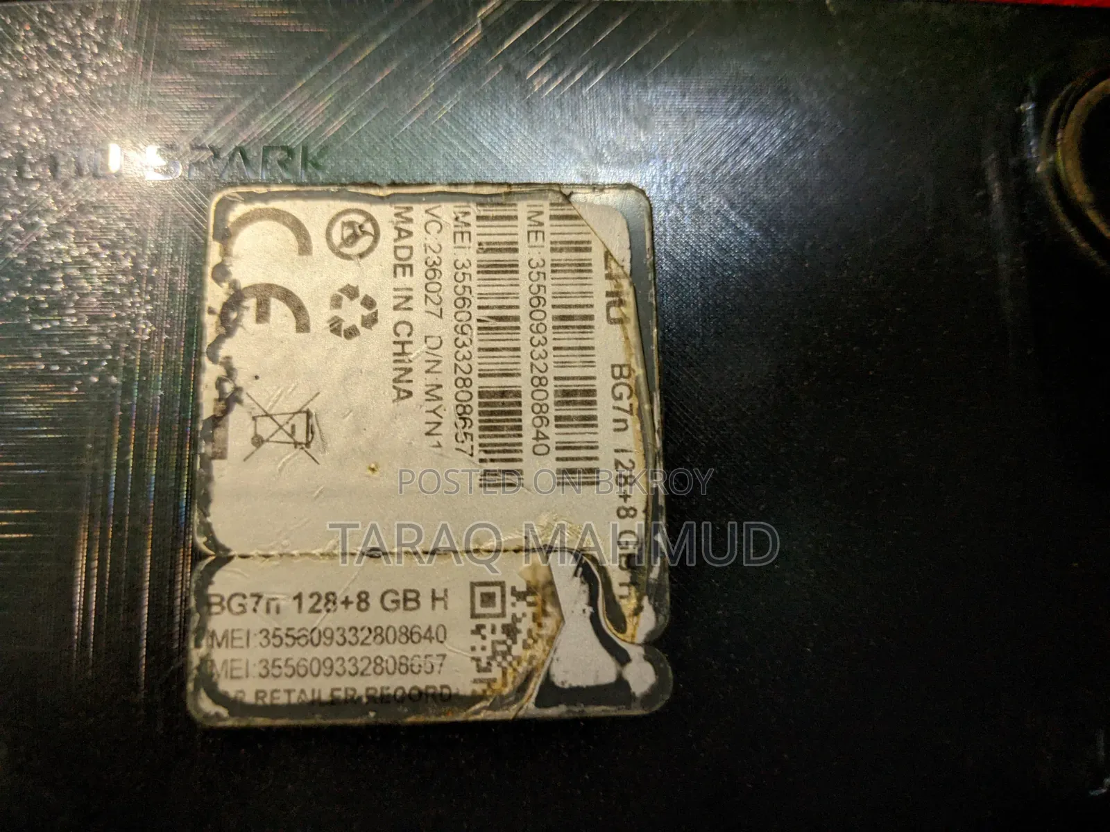 Tecno Spark 20C 128 GB Gray
