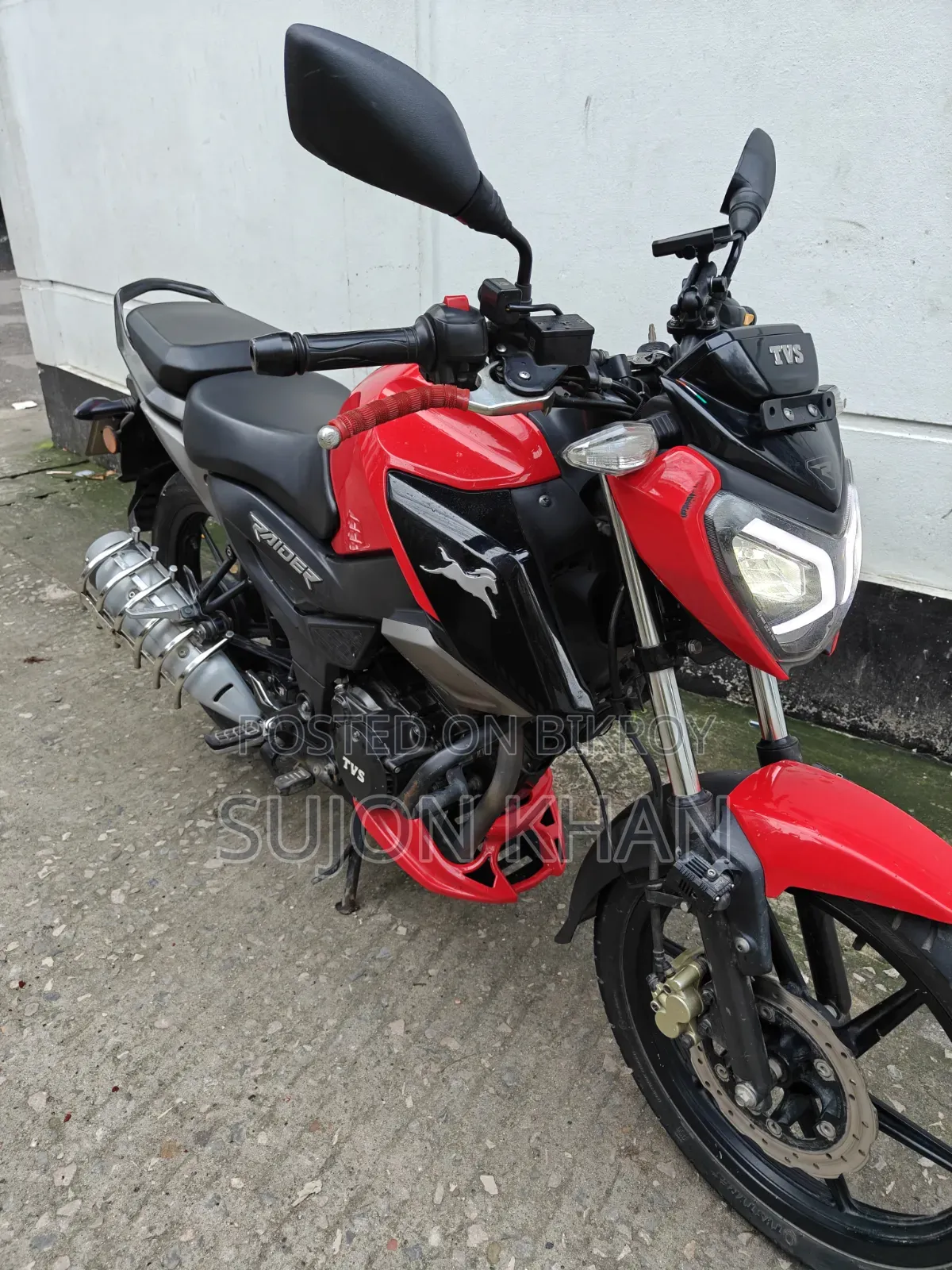 TVS Raider 125 2024 Red