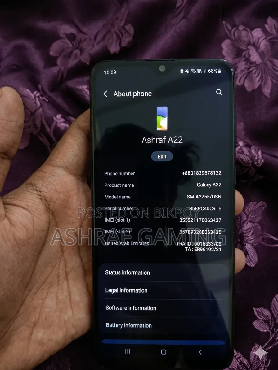 Samsung Galaxy A22 64 GB White
