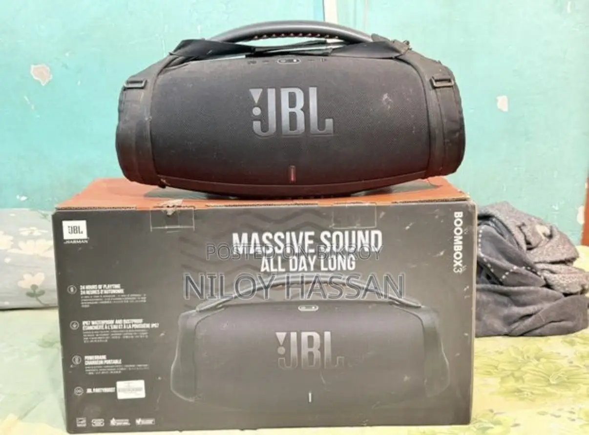 Jbl Boombox 3 With Shoulder Strap
