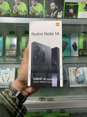 শাওমি রেডমি নোট ১৪ ৪জি ১২৮ জিবি কালো