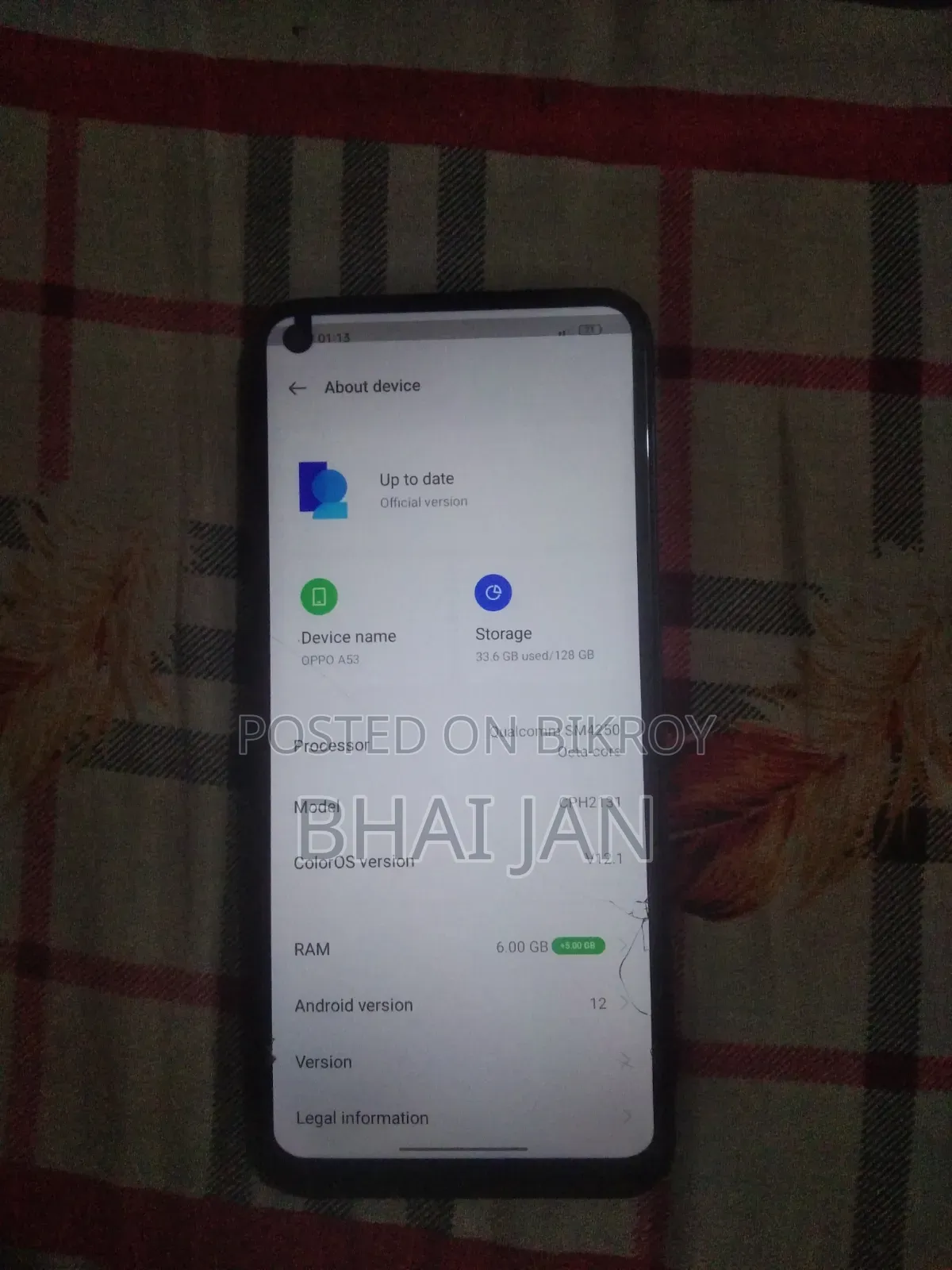 Oppo A53 5G 128 GB Black