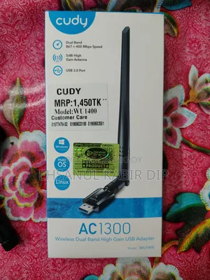 Cudy Wu1400 Ac1300 High Gain Dual Band Usb Wifi Adapter
