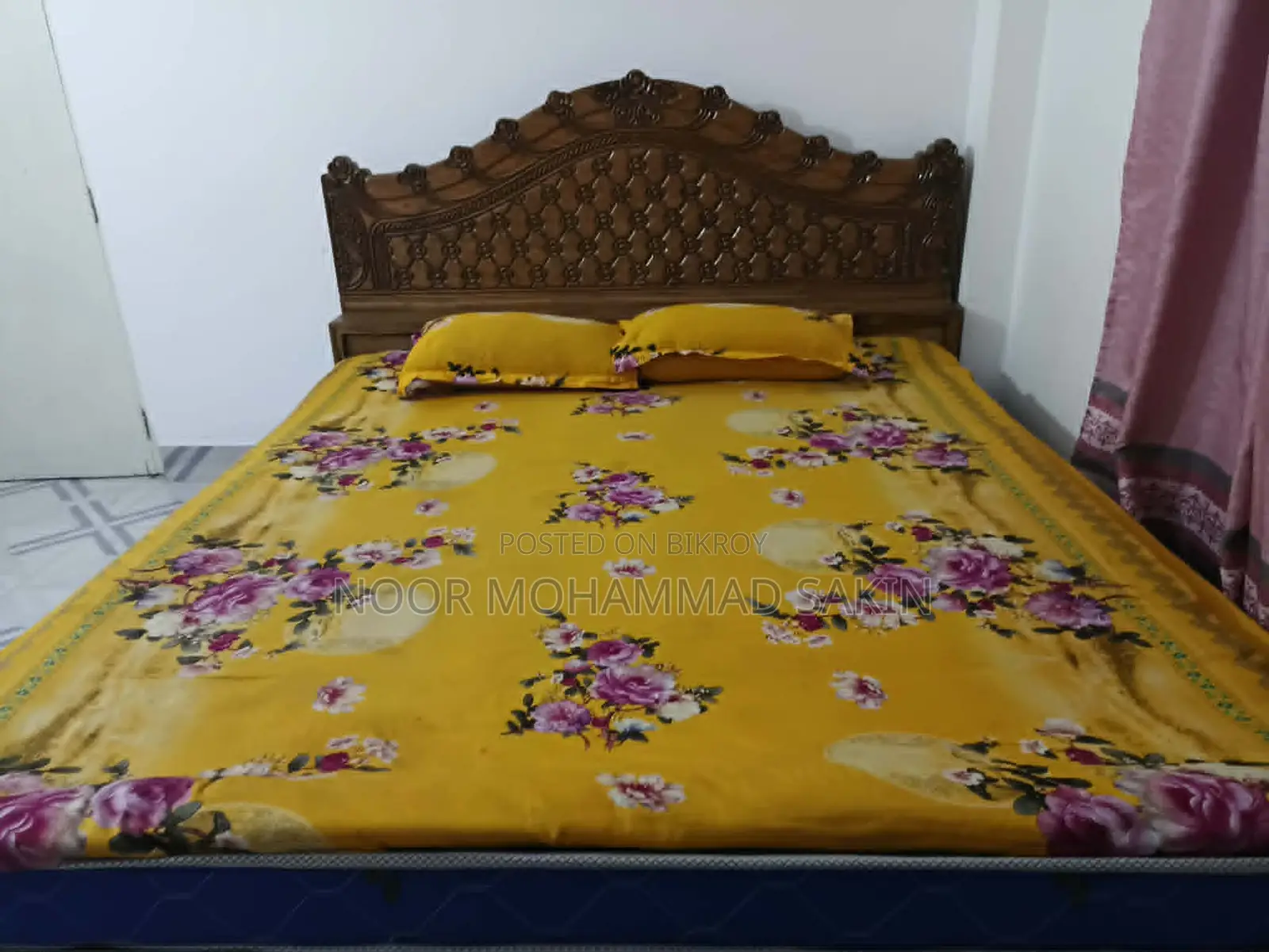 Chittagong Teak Wood Bed