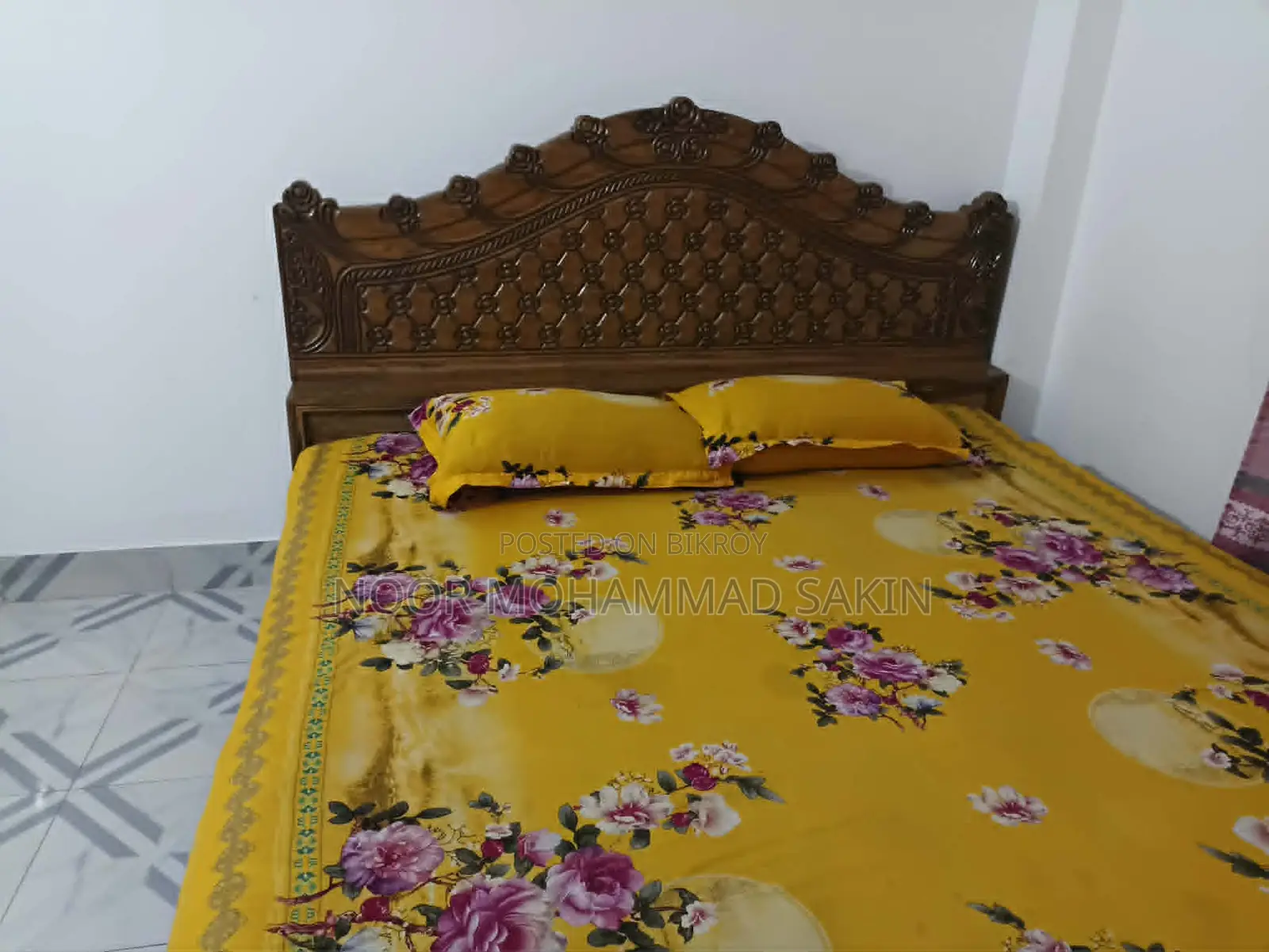 Chittagong Teak Wood Bed