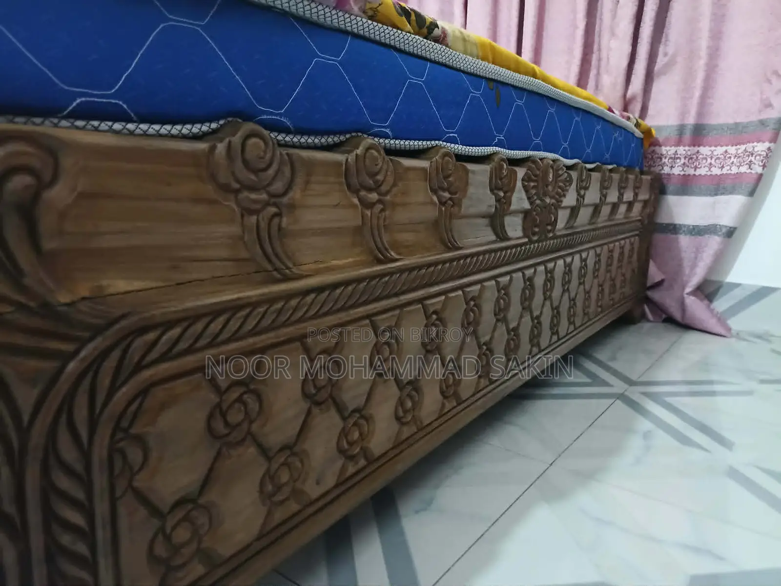 Chittagong Teak Wood Bed