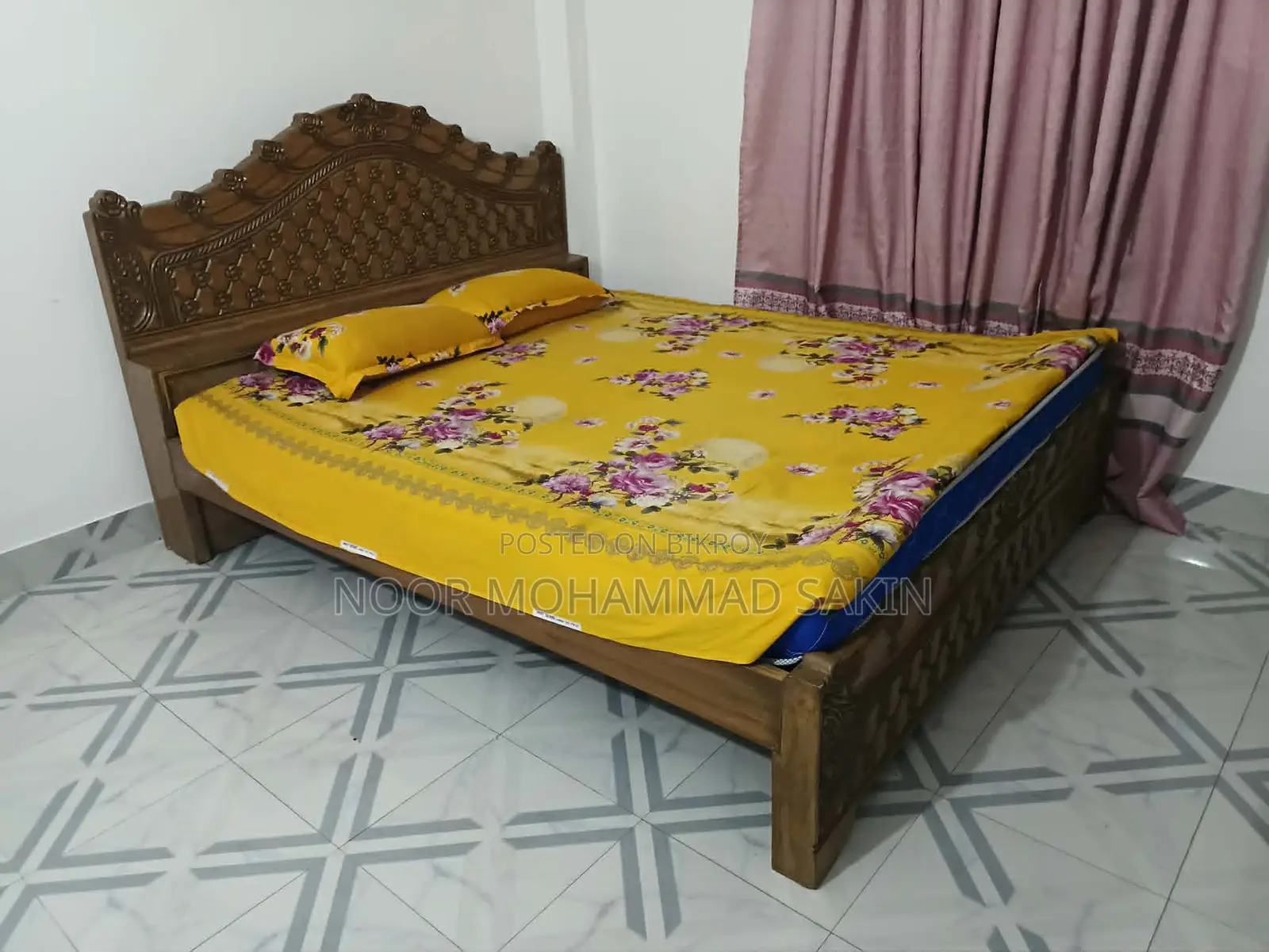 Chittagong Teak Wood Bed