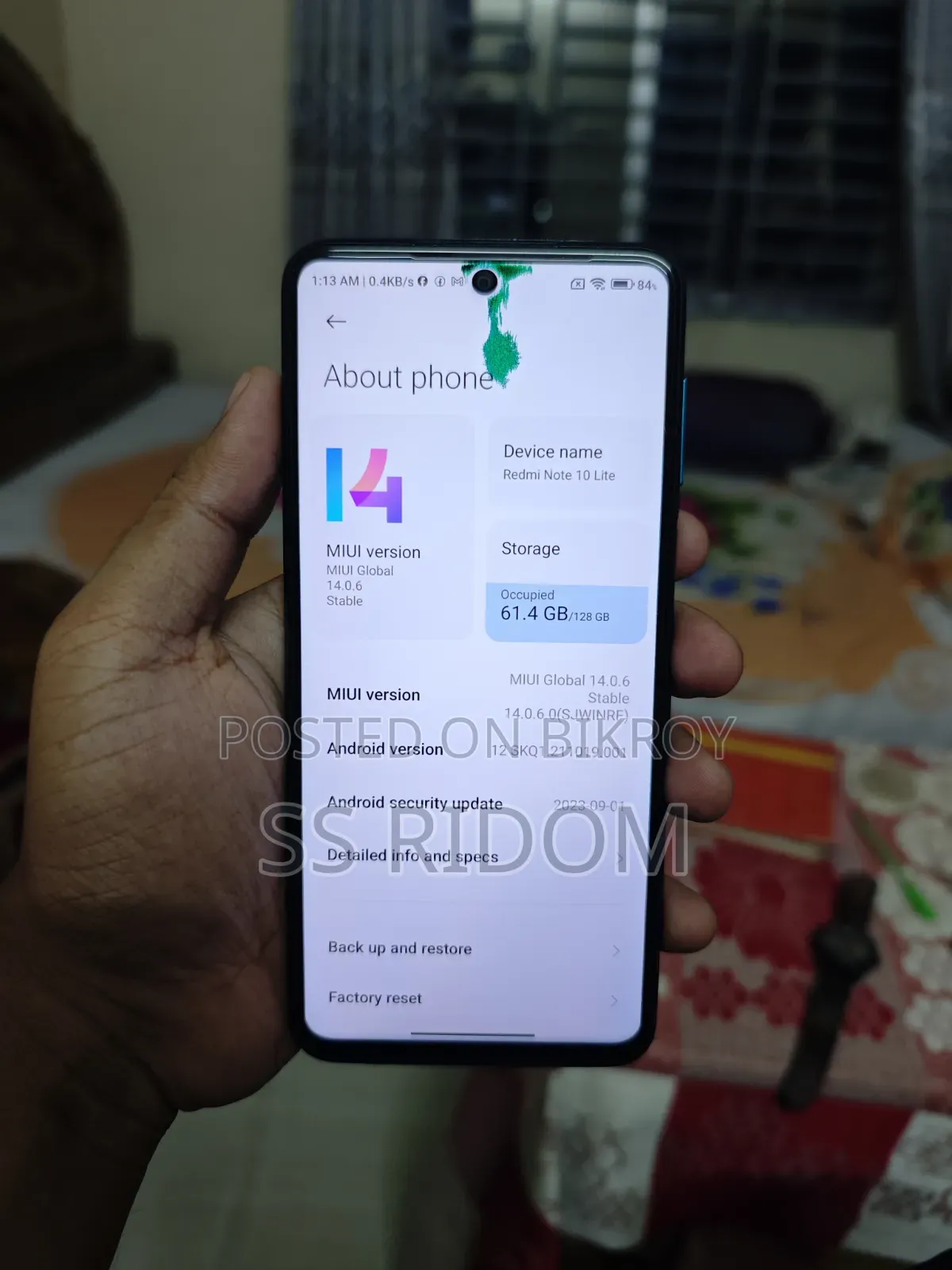 Xiaomi Redmi Note 9 Pro 128 GB Blue