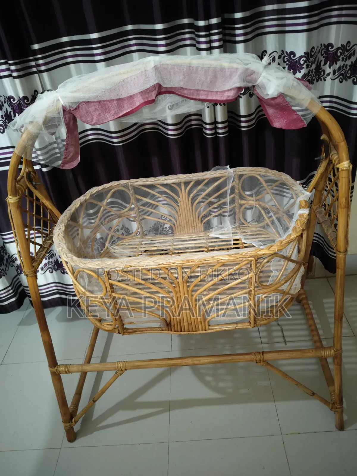 Rattan Cradle for Kids