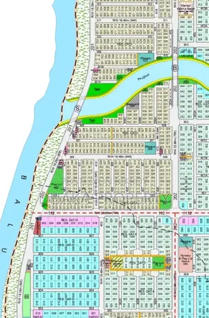 54ft 3 Katha Balu River South At Sector-15