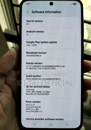 Samsung Galaxy A56 256 GB Gray