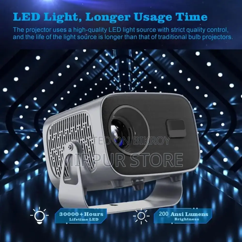 Android Led Home Theatre Projector A10
