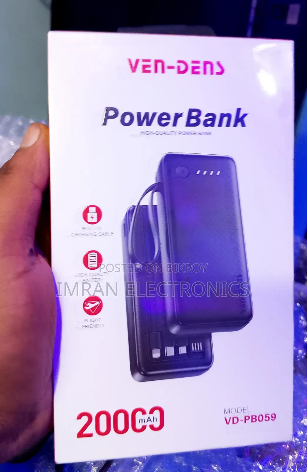 Vendens Powerbank 20000mah