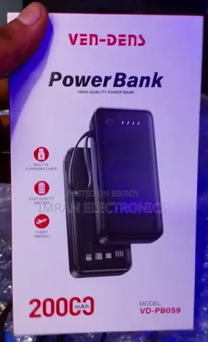 Vendens Powerbank 20000mah