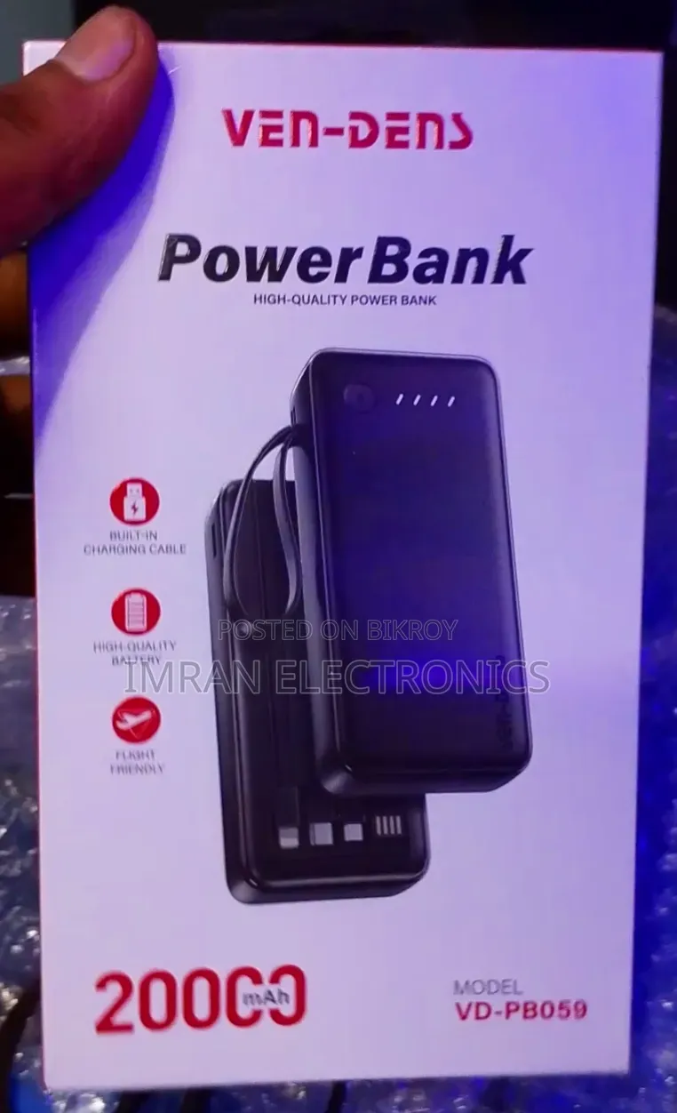 Vendens Powerbank 20000mah