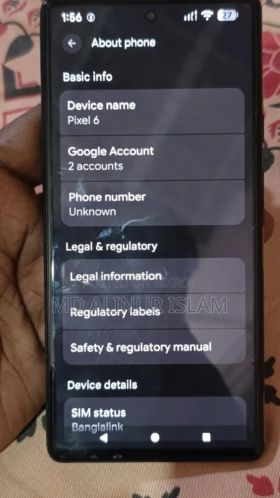 Google Pixel 6 128 GB White