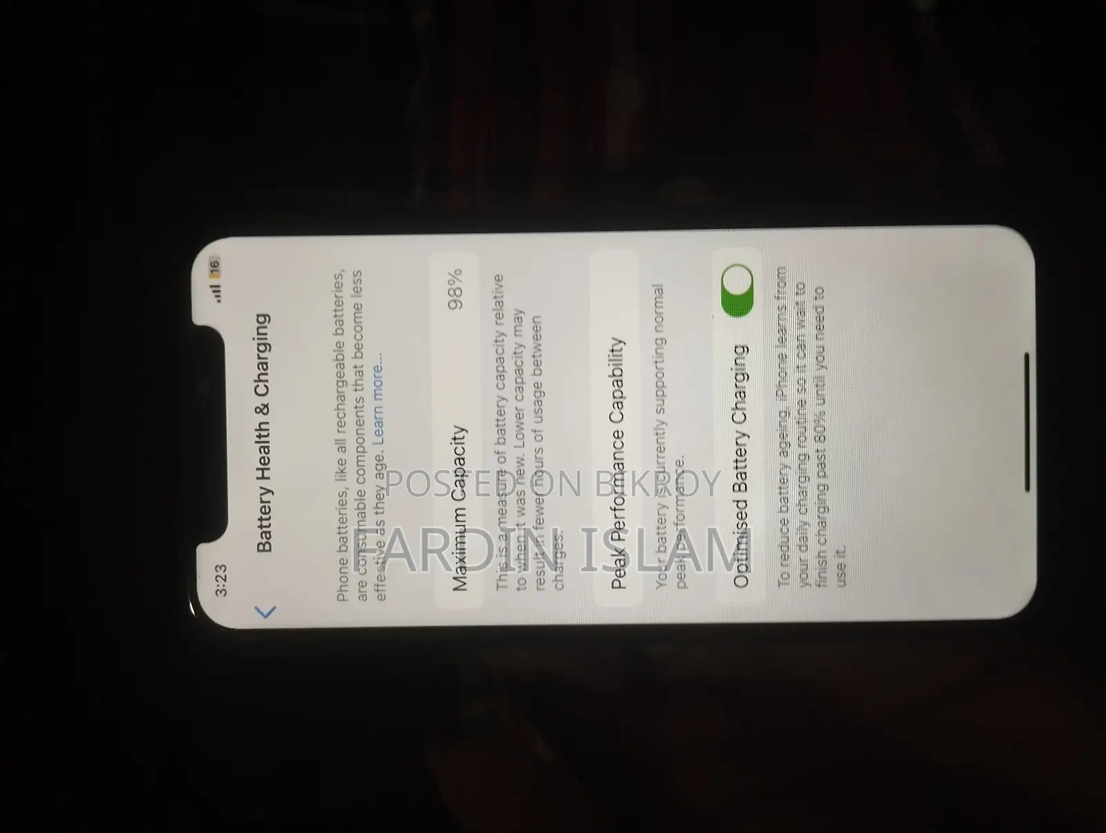 Apple iPhone X 64 GB Black