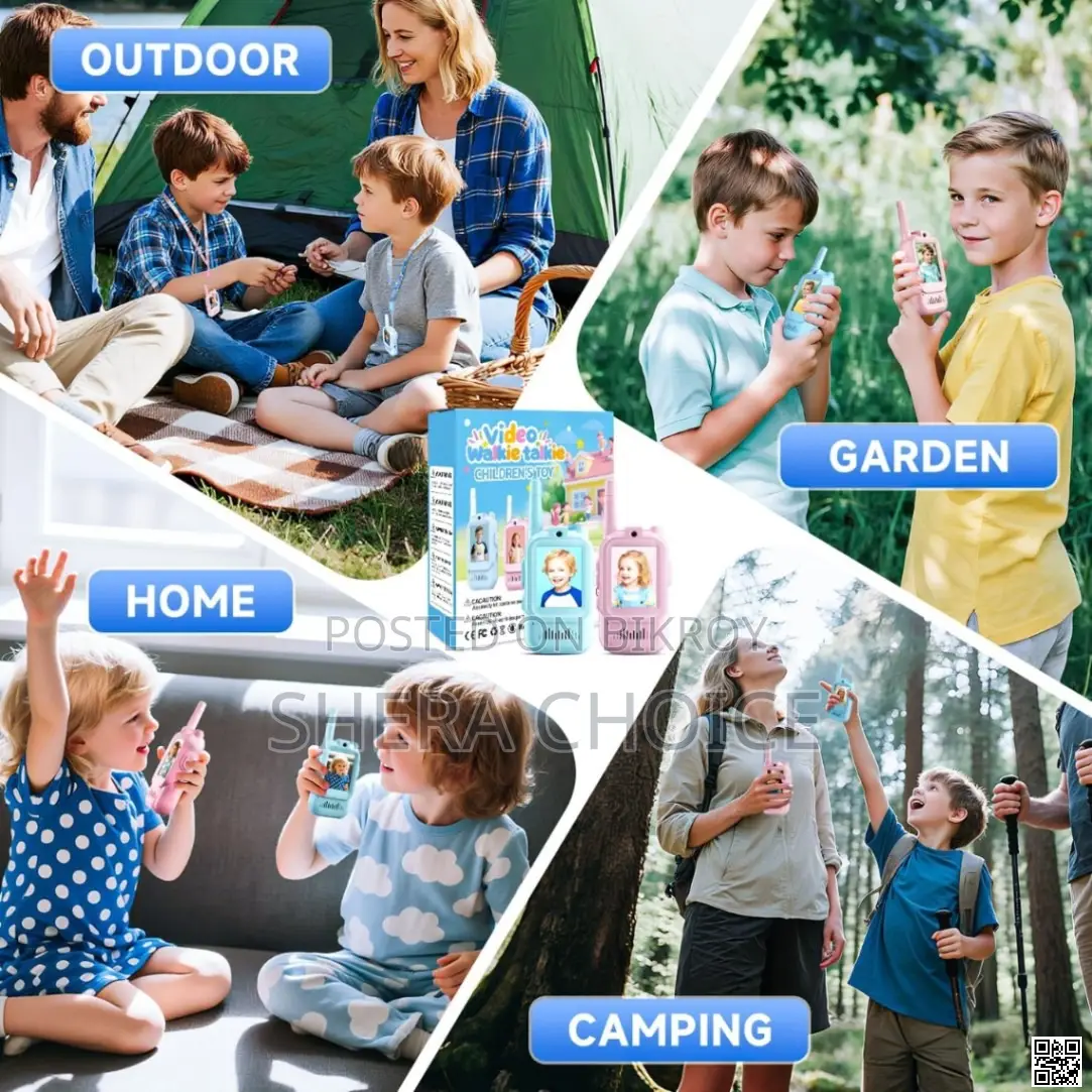 Long-range Video Walkie Talkie for Kids (Pack of 2)