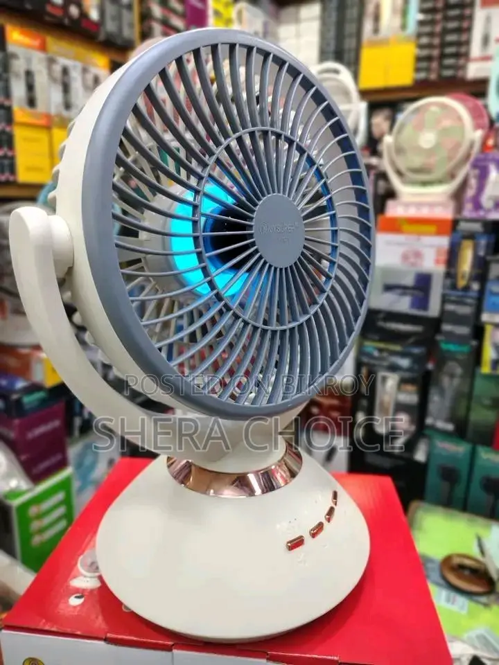 Joy Super JY-2570 Professional Rechargeable Table Fan