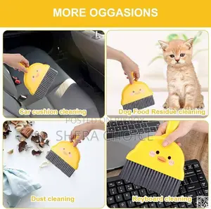 Mini Dustpan and Brush Set, Mini Cleaning Brush with Dustpan