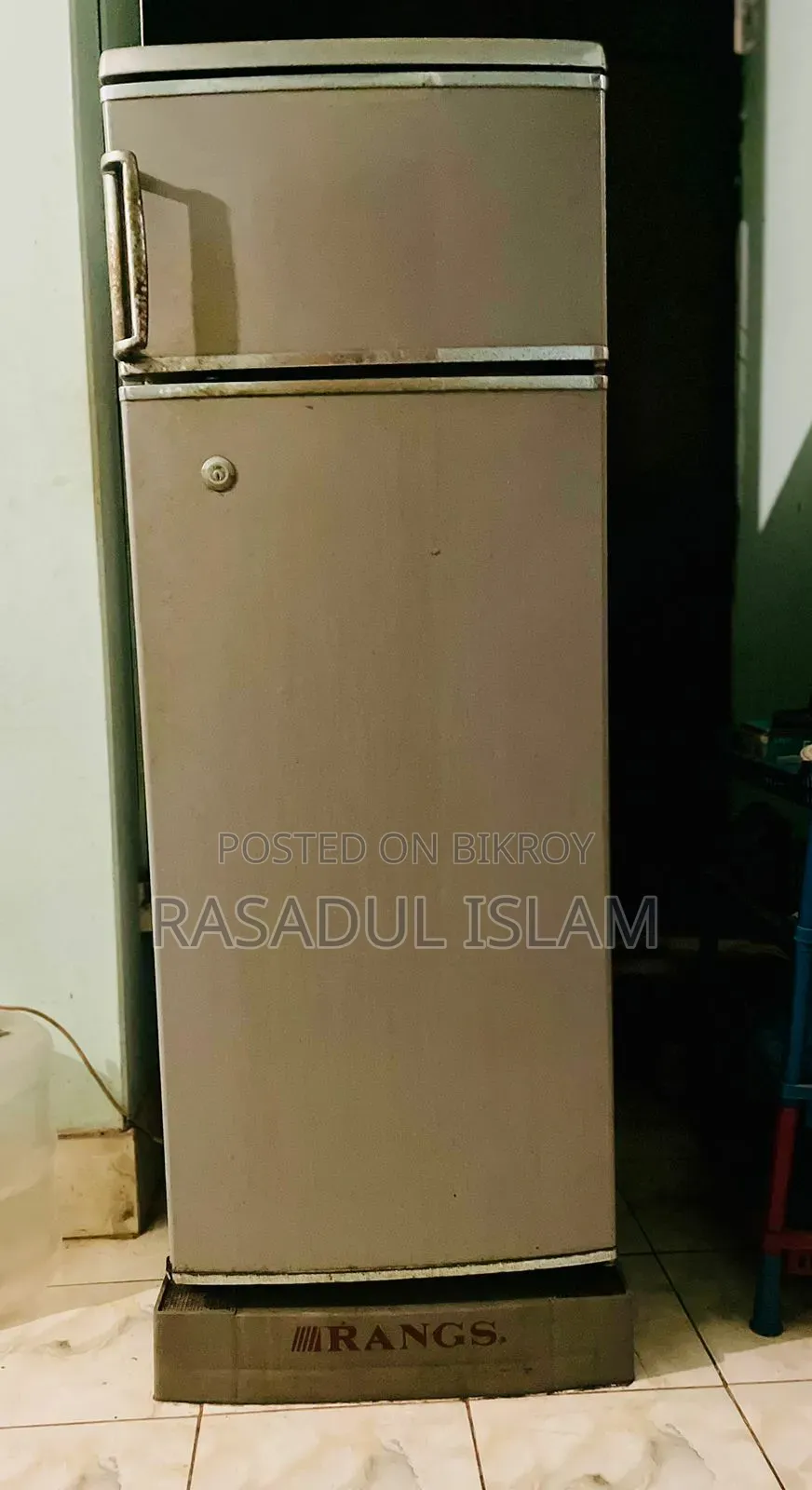 A fridge for sale at a low price