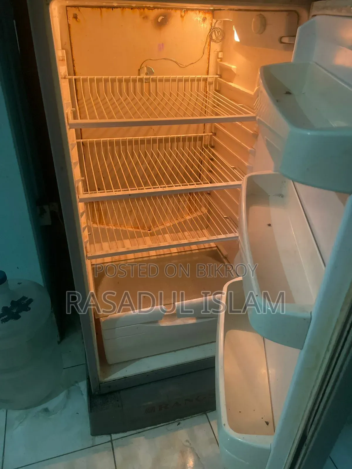 A fridge for sale at a low price