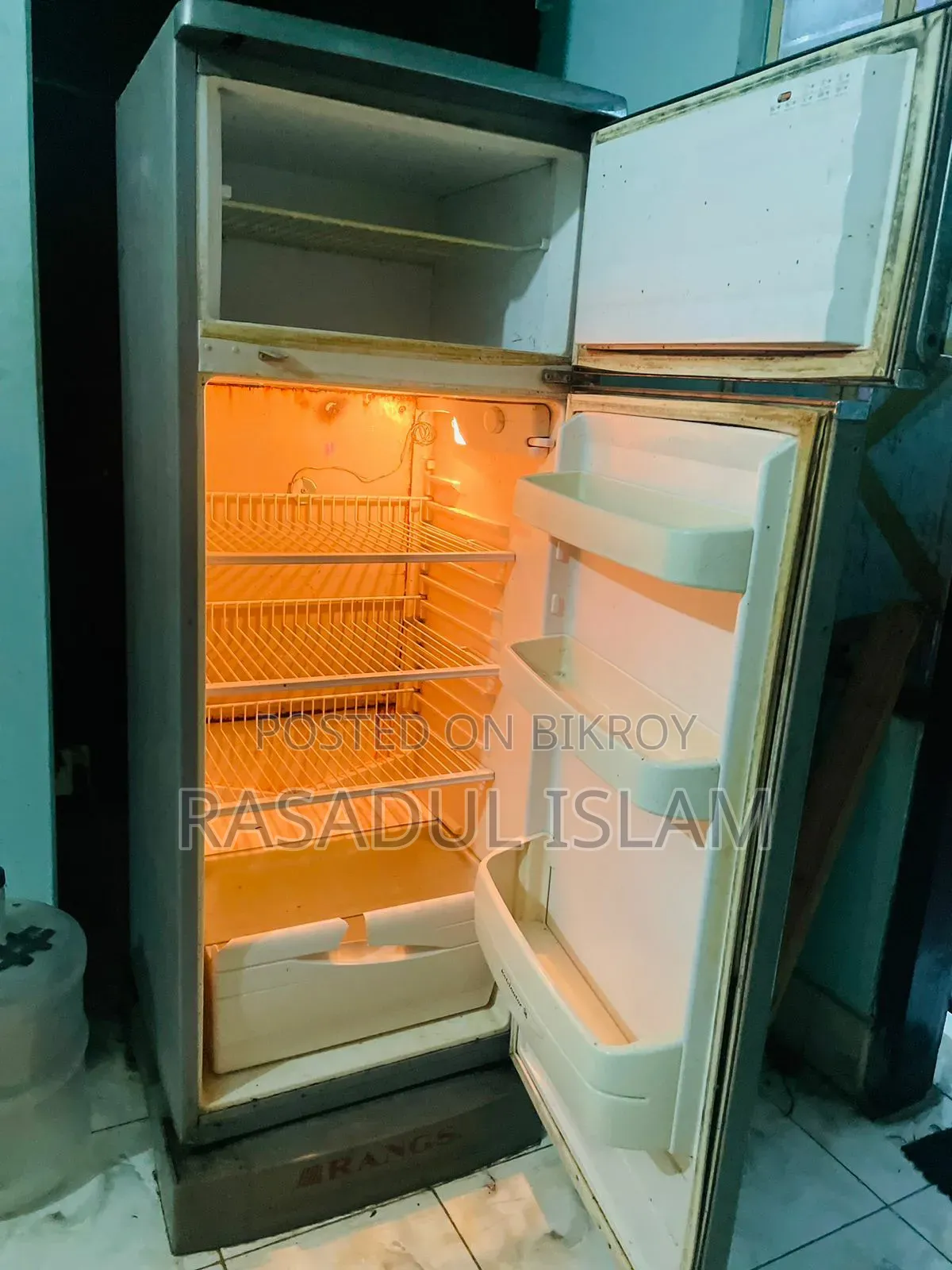 A fridge for sale at a low price