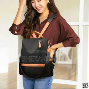 Large Capacity Outdoor Tote Bag for Women (Orange/Black)
