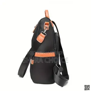 Large Capacity Outdoor Tote Bag for Women (Orange/Black)