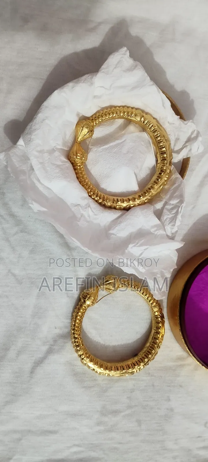 2 Bhori Gold Bangles