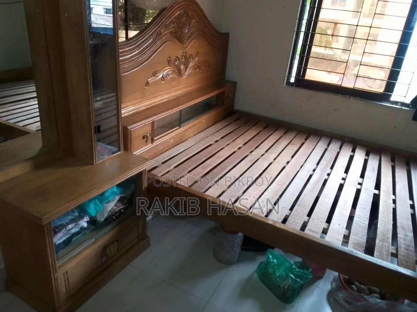 Teak Wood Bed