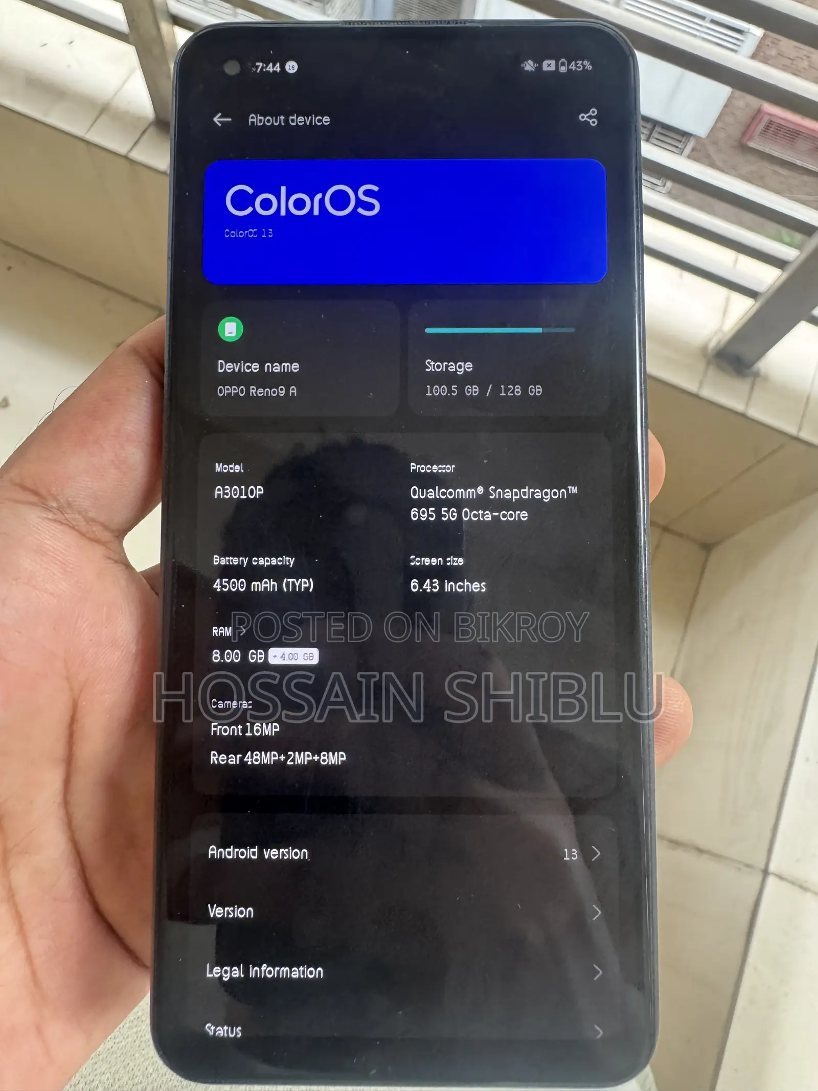 Oppo Reno 128 GB Black