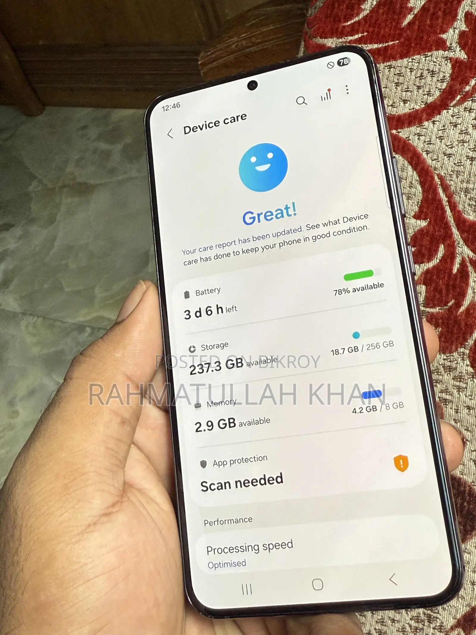 Samsung Galaxy S22+ 5G 256 GB Black