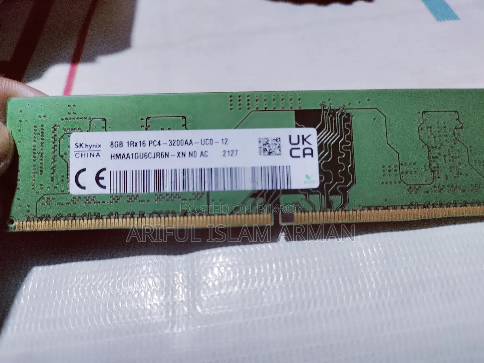 Hynix DDR4 8GB RAM 3200MHz