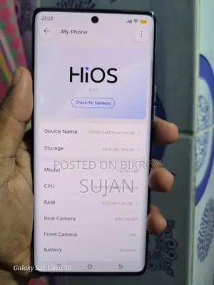 Tecno Camon 40 Pro 5G 256 GB Black