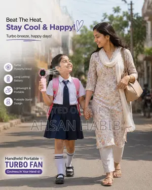 Turbo Fan High Speed. Rechargeable