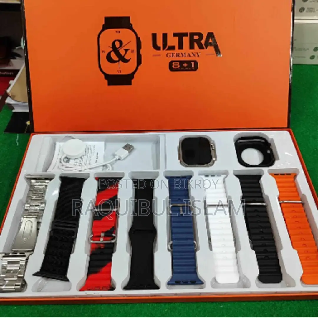 Y80 Ultra Smartwatch – 8 Strap Edition