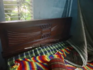 A bed, 2 mattresses for sale, completely fresh