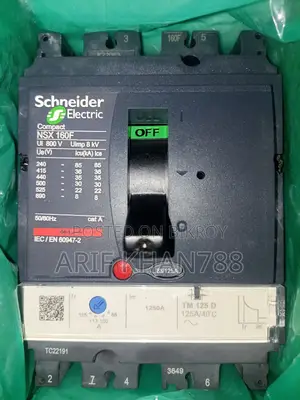 Schneider Circuit Breaker (MCCB), Compact NSX160F 125A