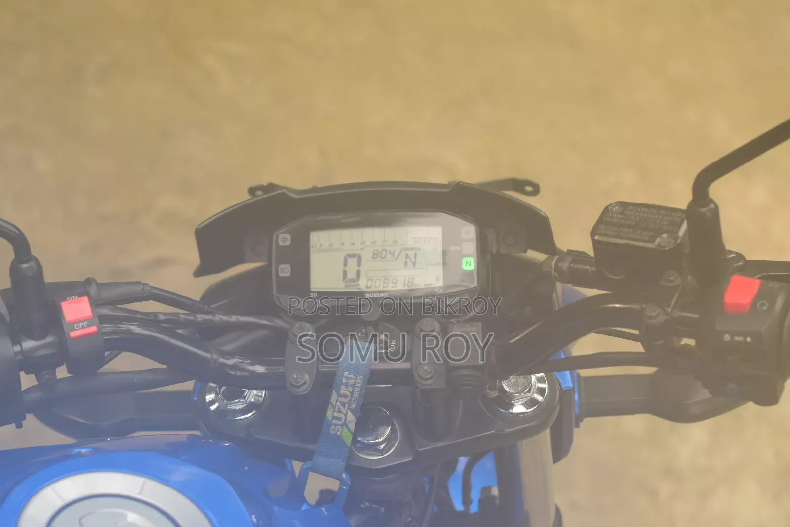 Suzuki Gixxer Monotone 2024 Blue