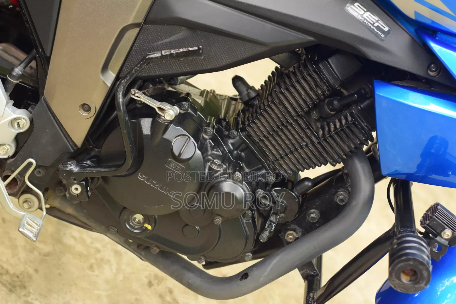 Suzuki Gixxer Monotone 2024 Blue