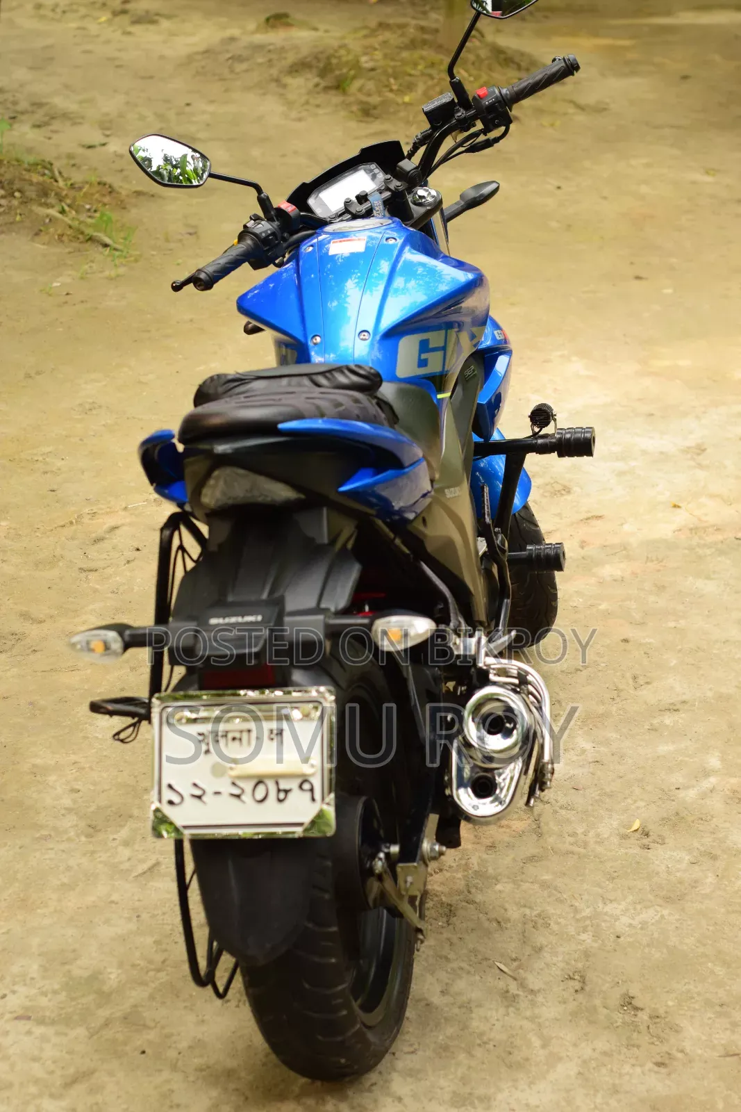 Suzuki Gixxer Monotone 2024 Blue