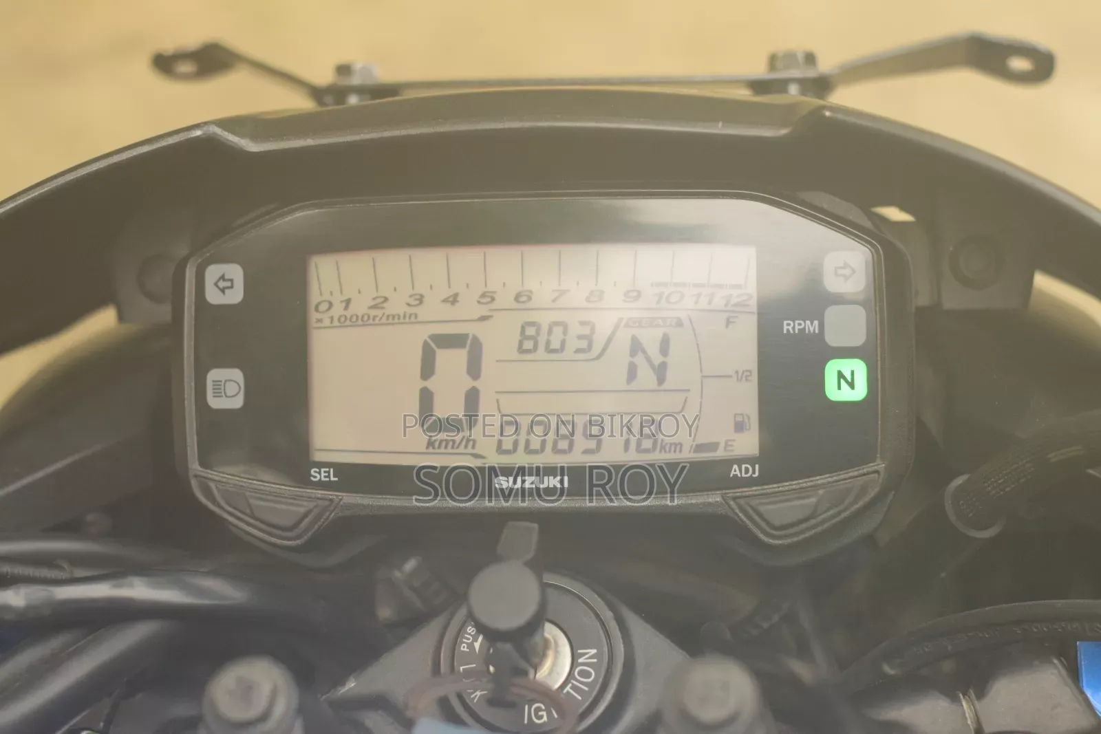 Suzuki Gixxer Monotone 2024 Blue