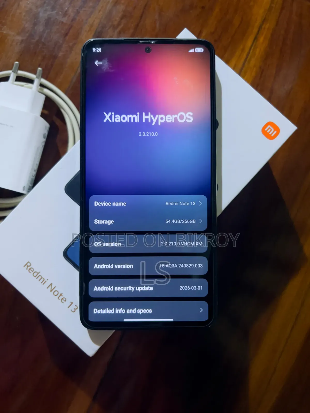 Xiaomi Redmi Note 13 256 GB Black