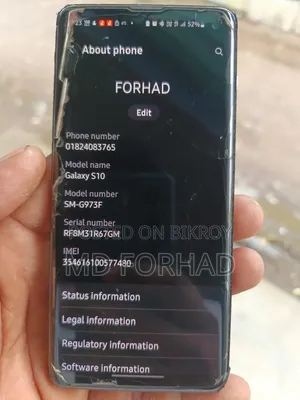 Samsung Galaxy S10 128 GB Black