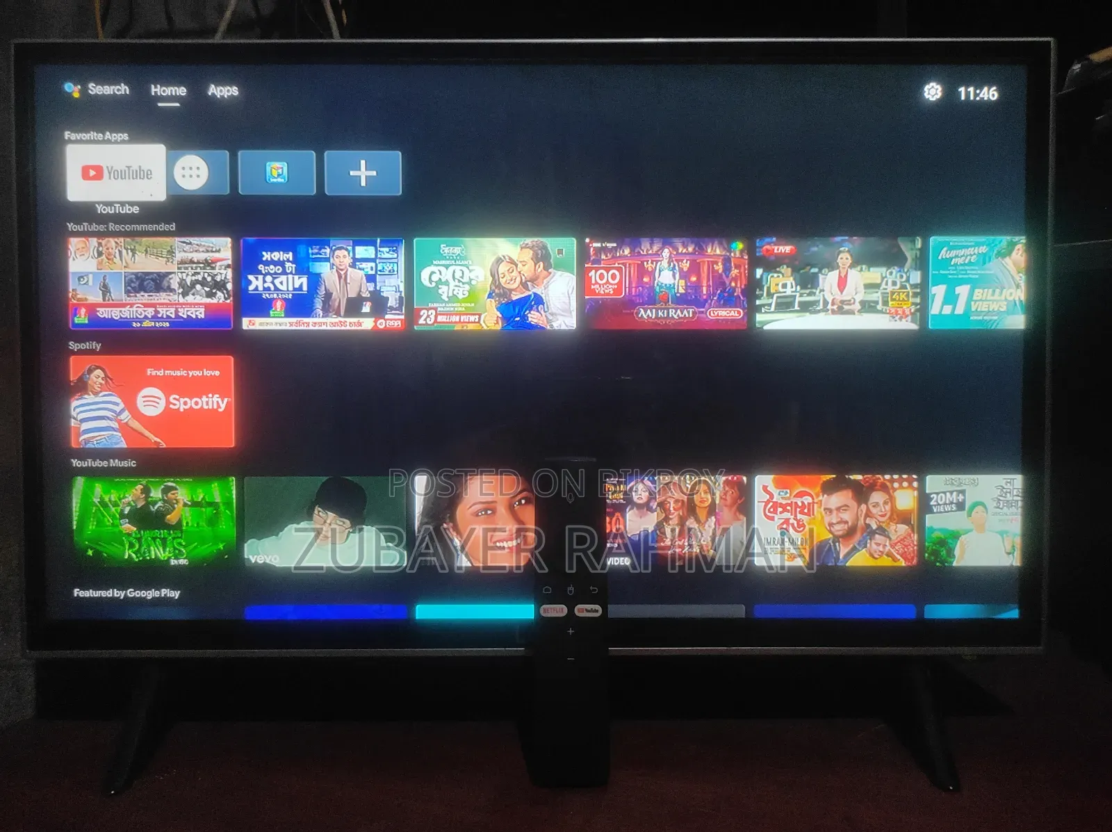 24in Full Hd Led Tv With Smart Box(Voice Control)