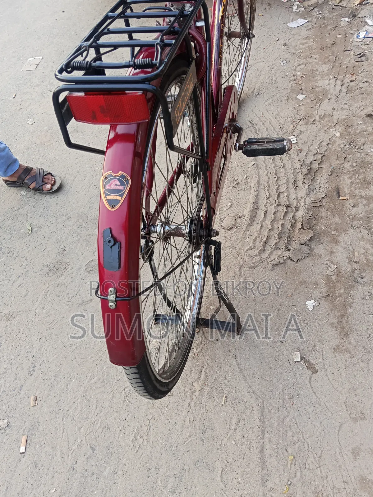 The bicycle is like new