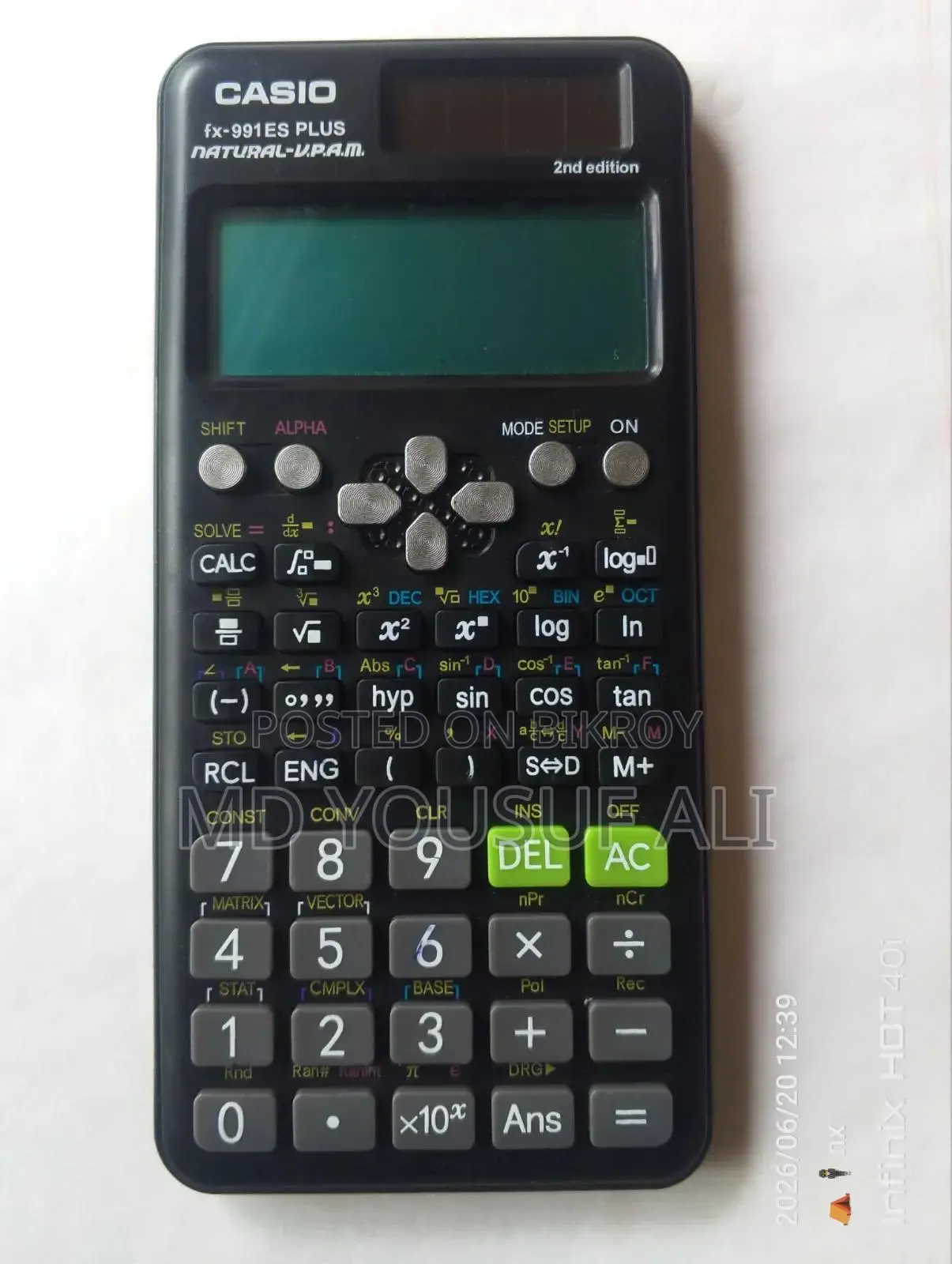 Calculator Casio Fx-991es Plus 2nd Edition